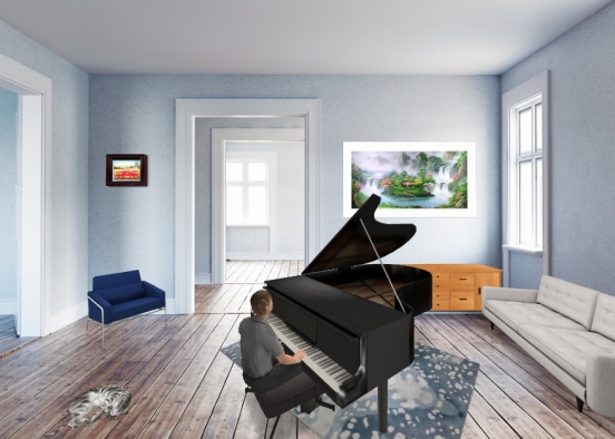 Piano's room2 Design Rendering