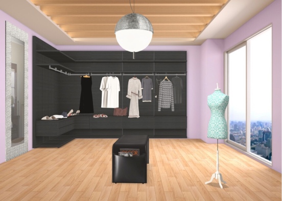 most teens dream closet  Design Rendering