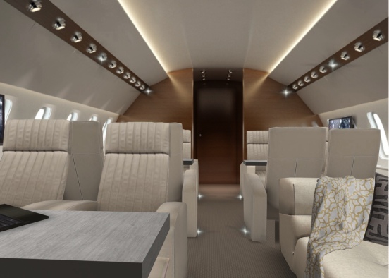 The private jet Design Rendering