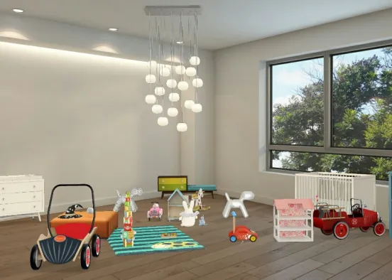 Dream house baby room Design Rendering