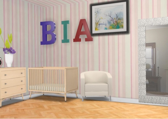 quarto de bebê 👶  Design Rendering