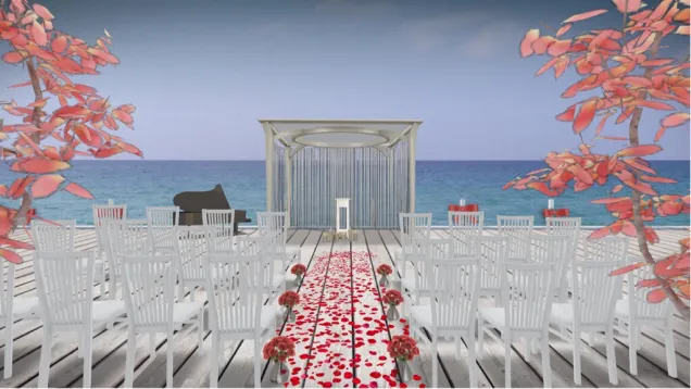 Getting married on a pier!