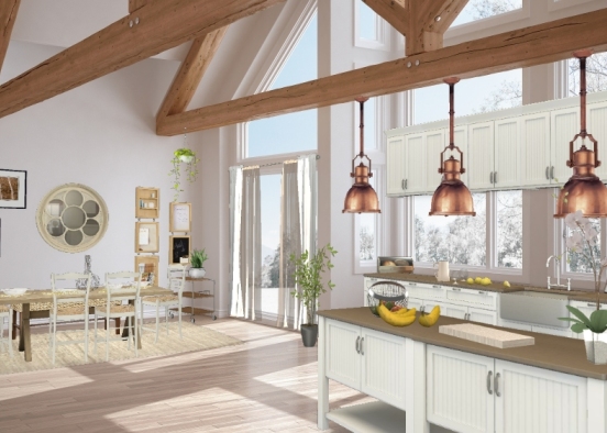 Lil country kitchen Design Rendering