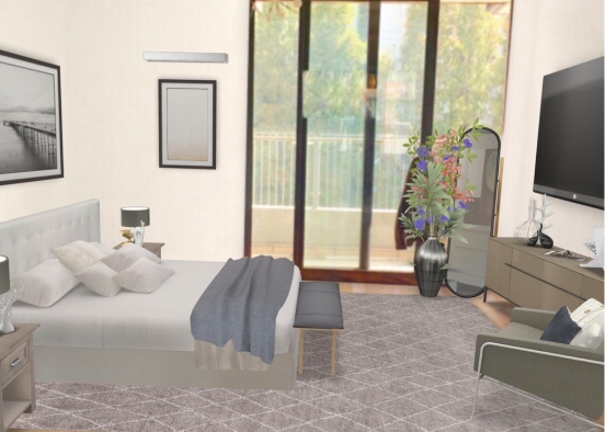 Grey white and creme  Design Rendering
