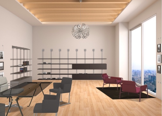 office on the top Design Rendering