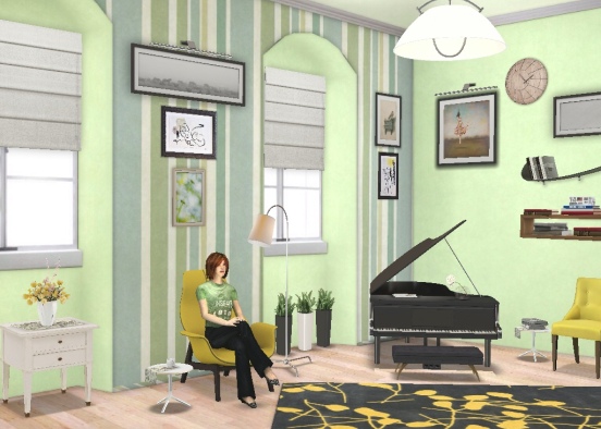 relaxation's room Design Rendering