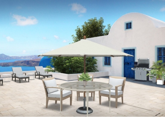 Rooftop Lounge Design Rendering