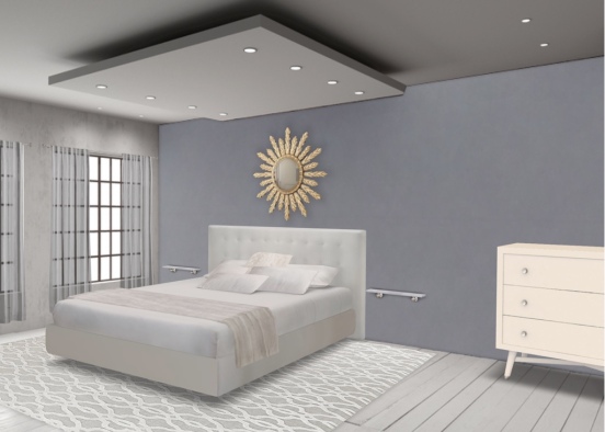 light bedroom Design Rendering