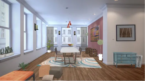 sala jantar moderna