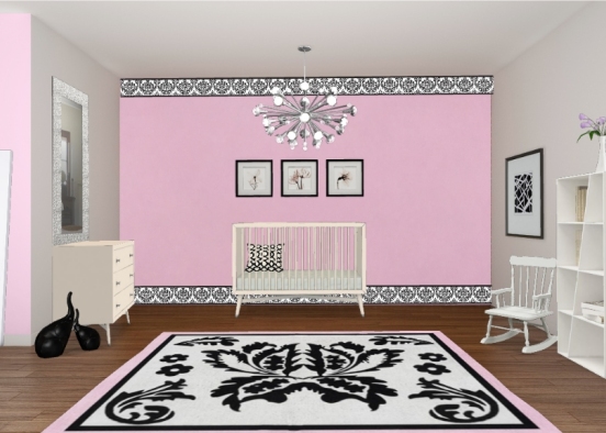 Baby baby pink Design Rendering