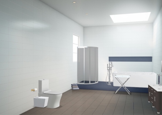 Practical bathroom  Design Rendering