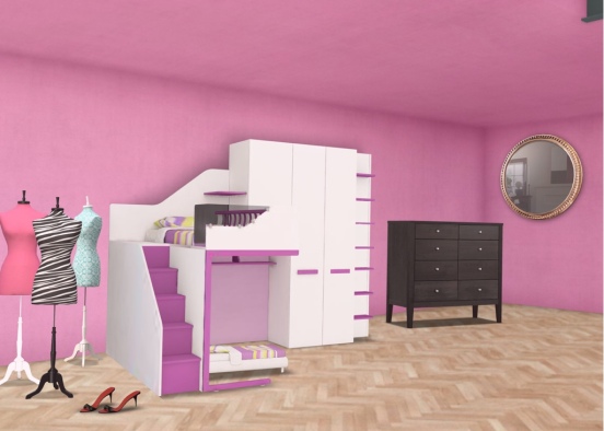pink room 🎀😀🤪🤩 Design Rendering