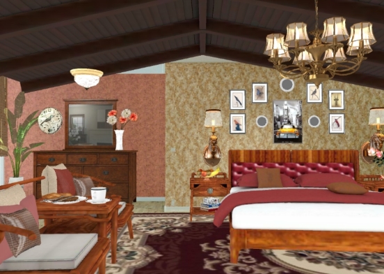Shahi hotel room design Design Rendering
