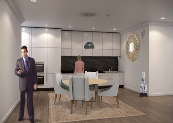 The Smiths dinning room Design Rendering