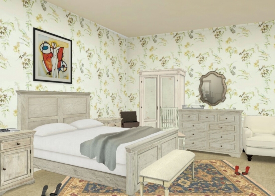 Old Queen Room Design Rendering