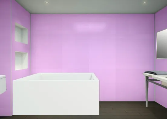 Tween bathroom Design Rendering