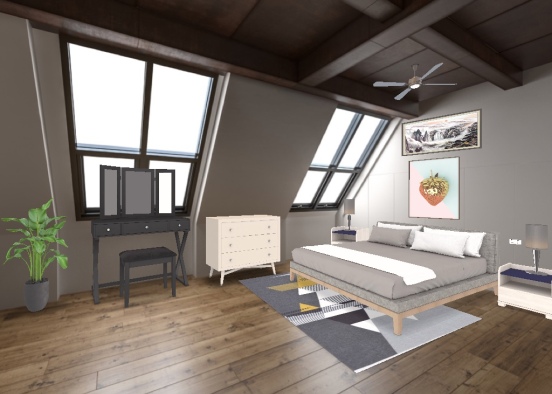 another bedroom CAUSE WHY NOT? Design Rendering