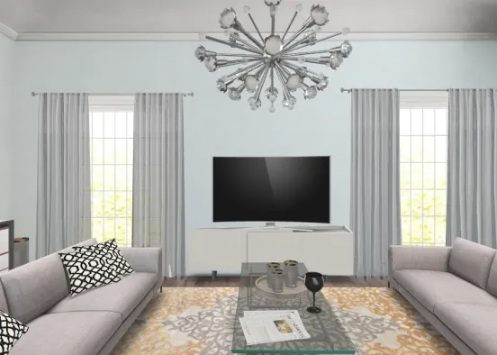 Formal living room  Design Rendering