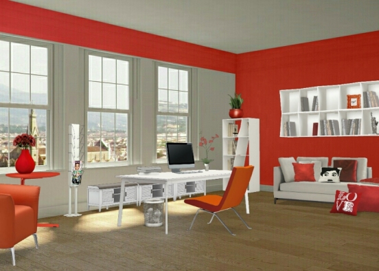 Red room!!! Design Rendering