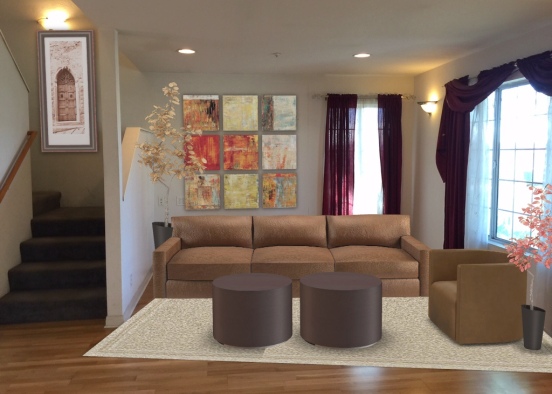 caretta living room Design Rendering
