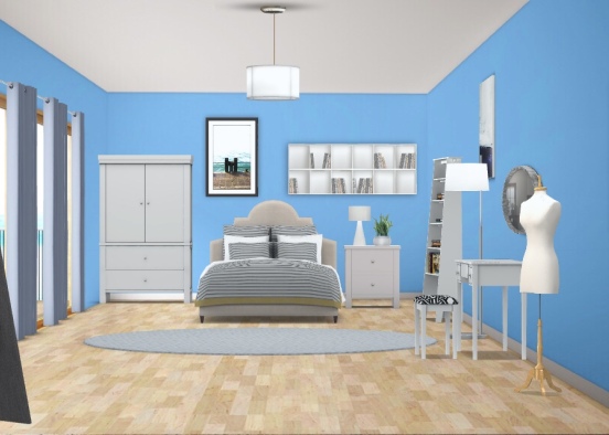 Bedroom by the Beach Design Rendering