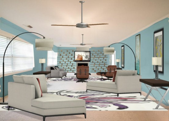 Formal-ish living room  Design Rendering