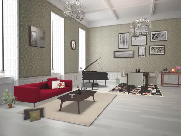 Professional interior design created with Homestyler 3D design software