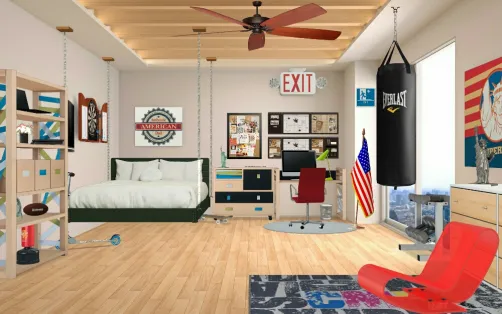 Cooles Jugendzimmer