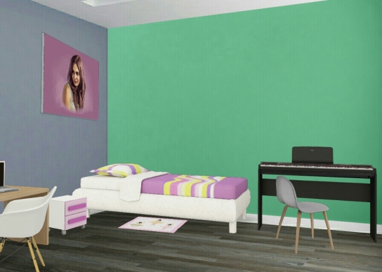 Un poco de la habitación de violeta 😃😃😃😃😃 Design Rendering