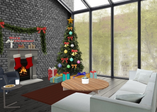 Christmas room Design Rendering