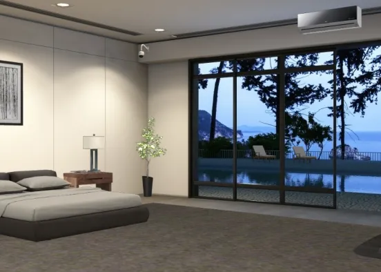 Modern Beverly hills Sorcker mansion Design Rendering