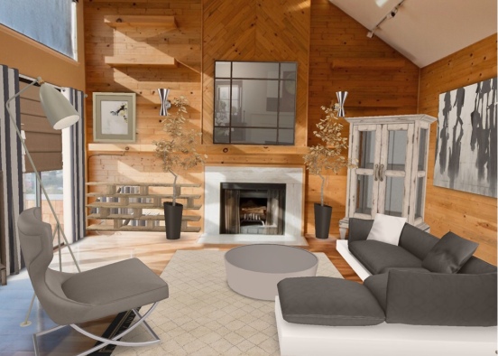 Geographie:living room Design Rendering