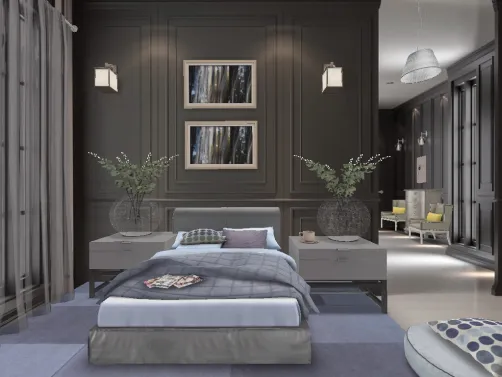 A bedroom with an attitude 