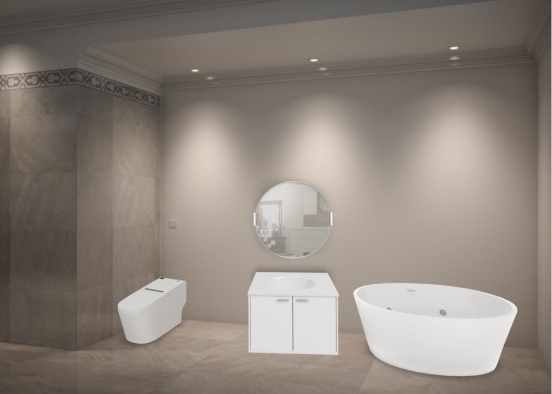 my future bathroom  Design Rendering