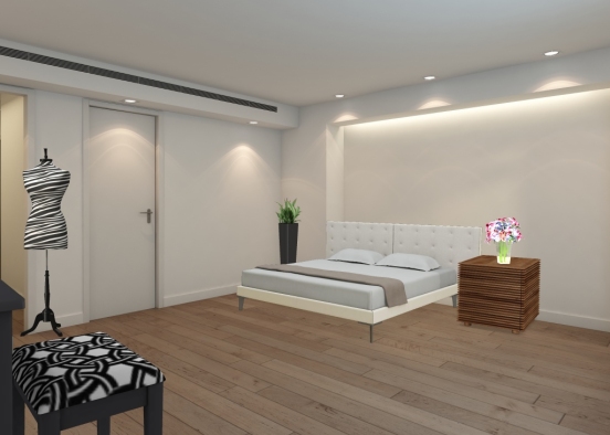 Bed for ladys Design Rendering
