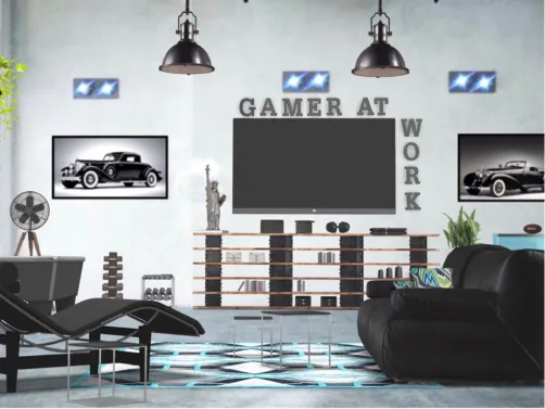 Gaming man cave! 