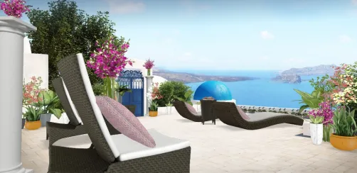 Grecian patio