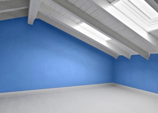 Slanted ceiling Design Rendering