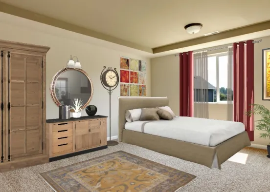 # Bedroom 1 Design Rendering