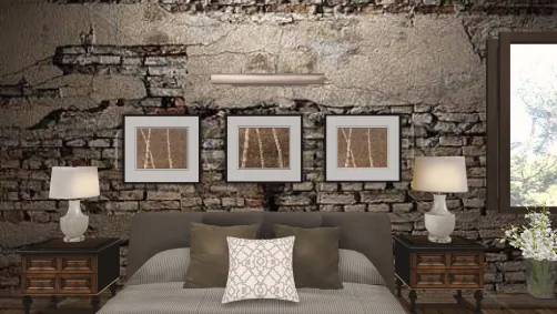 Brown bedroom loft 🐻