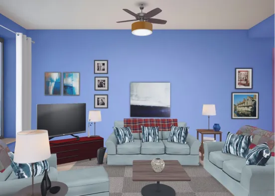 # apartment living room Design Rendering
