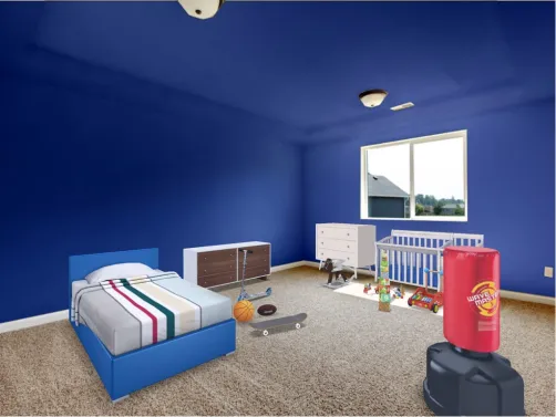 big brother and baby brother room
