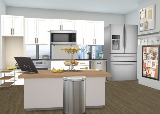 The very messy kitchen Design Rendering