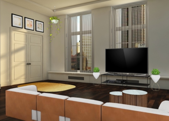 living room basics Design Rendering