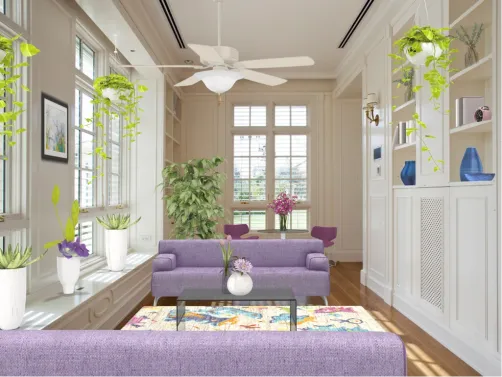 Let the light in and the green breath! 