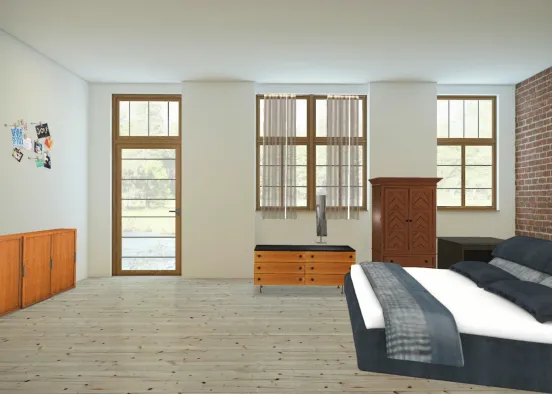 Dinesh bed room Design Rendering