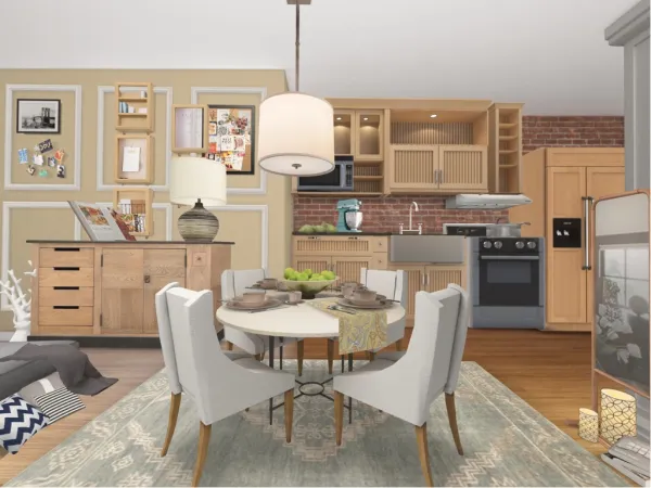 Professional interior design created with Homestyler 3D design software