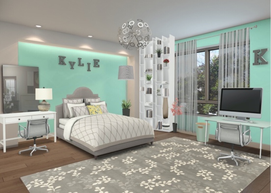 Kylie’s Bedroom Design Rendering