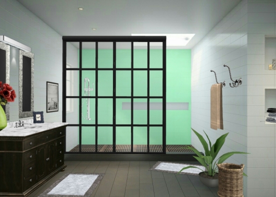 Salle de bain de luxxx Design Rendering