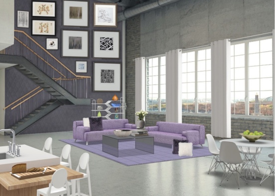 Purple haze & lazy days in this place with much space. Design Rendering
